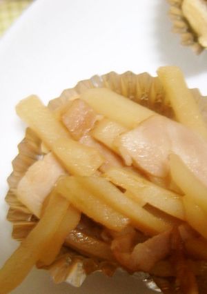 お弁当に☆じゃがベーコン炒め-レシピのメイン写真