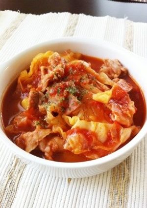 ＊豚バラキャベツのトマト煮＊-レシピのメイン写真