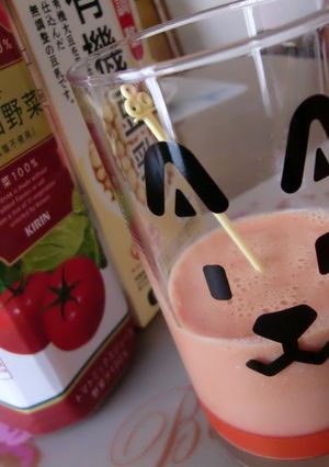 これならイケる!無調整豆乳野菜ジュース☆-レシピのメイン写真
