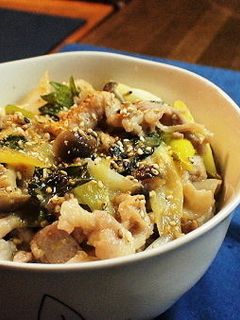 *豚の味噌生姜炒め丼*-レシピのメイン写真