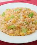 ピリ辛たらこと玉子のチャーハン