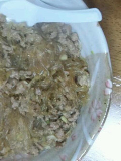 春雨とひき肉の中華風-レシピのメイン写真