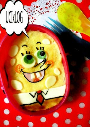 H@ppy.キャラ弁スポンジボブ-レシピのメイン写真