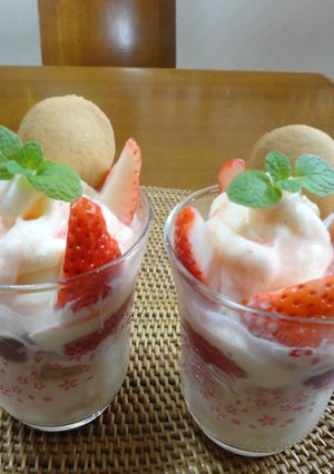 簡単☆春のパフェ♪-レシピのメイン写真