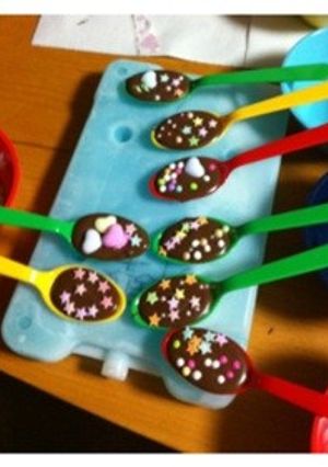 お子様1人で簡単に！バレンタインチョコ-レシピのメイン写真