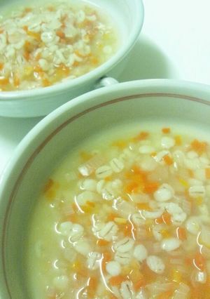 押し麦のやさしい野菜スープ-レシピのメイン写真