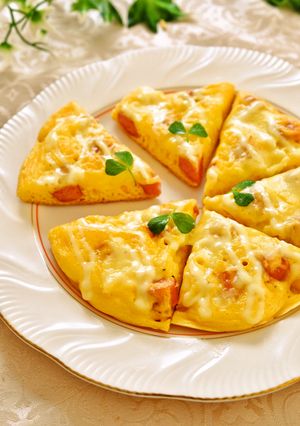サクッふわ☆簡単♪ウインナーパンケーキ♡-レシピのメイン写真