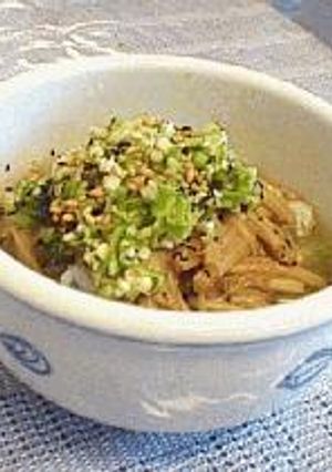 オクラ・えのきのせご飯茶漬け-レシピのメイン写真