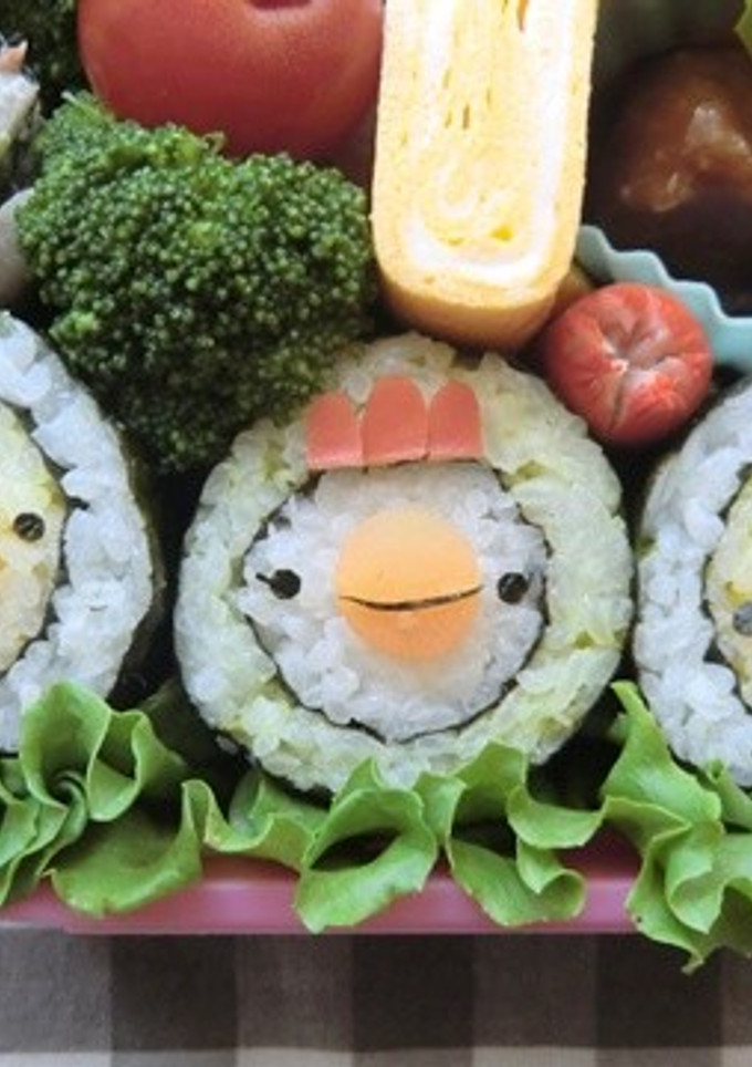 にわとり親子の海苔巻き-レシピのメイン写真