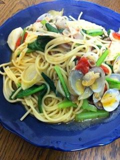 あさりとミニトマトのシンプルパスタ-レシピのメイン写真