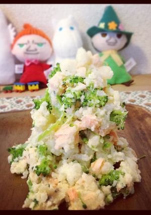 鮭とブロッコリーのポテトサラダ-レシピのメイン写真