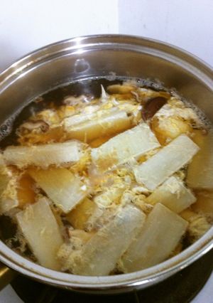ホッとする味　うどの卵とじ-レシピのメイン写真