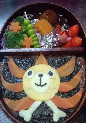 ダーリン弁当＊ワンピース サニー号＊-レシピのメイン写真