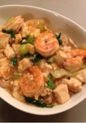 海老と豆腐のオイスターソース煮-レシピのメイン写真