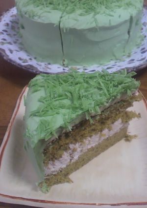 抹茶と黒蜜のケーキ-レシピのメイン写真