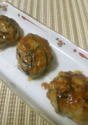 塩麹で♪ひじきinつくね♪-レシピのメイン写真