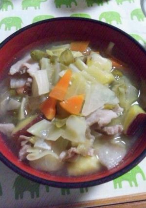 胡麻味噌うどん-レシピのメイン写真