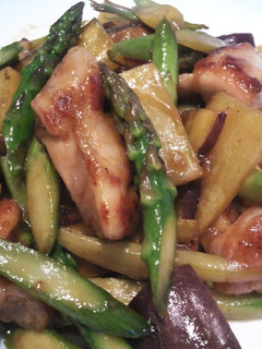 鶏肉とアスパラの甘辛炒め-レシピのメイン写真
