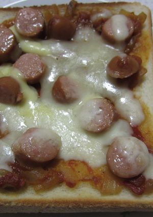 ☆朝食に　オープンホットドッグ☆-レシピのメイン写真