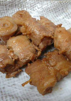 子供とまきまき♫豚★角煮味-レシピのメイン写真