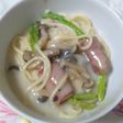 お腹いっぱい☆クリームスープスパゲッティ