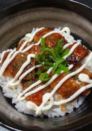 【さんまの蒲焼き風☆甘辛丼】-レシピのメイン写真