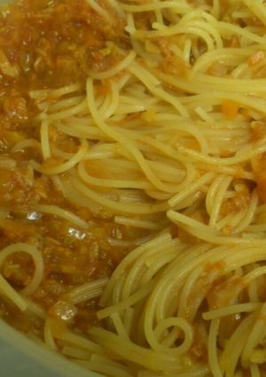 簡単！！子供向け♪ツナトマトパスタ-レシピのメイン写真