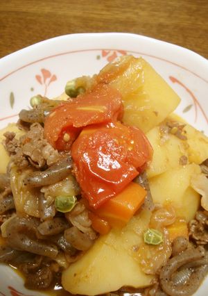 トマト肉じゃが-レシピのメイン写真