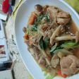 チンゲン菜と鶏肉のオイスターソースうま煮