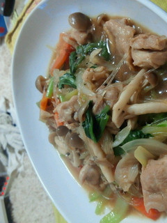 チンゲン菜と鶏肉のオイスターソースうま煮-レシピのメイン写真