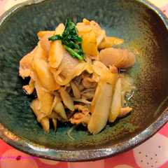 รูปของ 新ごぼうと新じゃがのあっさり煮