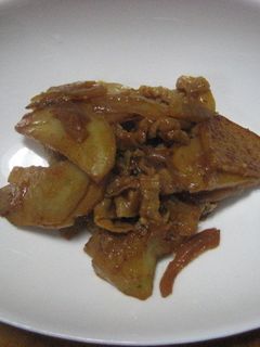 ジャガイモと豚肉のちょい辛炒め-レシピのメイン写真
