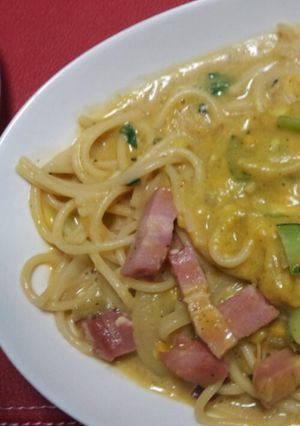 カボチャのカルボナーラ♪-レシピのメイン写真