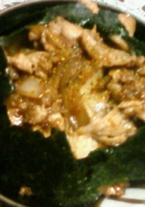 豚肉と玉葱の生姜炒め海苔丼-レシピのメイン写真