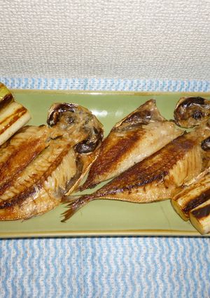パパの焼きアジ＆焼きねぎ（パートⅡ）-レシピのメイン写真