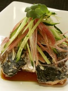 さば缶のみょうが乗っけ盛り-レシピのメイン写真