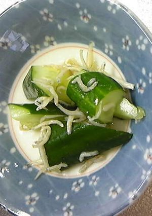 きゅうりとしらす干しの酢の物-レシピのメイン写真