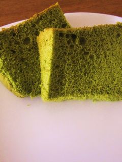 ふわふわ~な抹茶シフォン-レシピのメイン写真