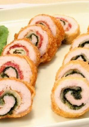 2色のロールロースかつ-レシピのメイン写真