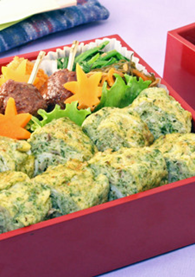 青のりと椎茸のふんわり玉子焼き-レシピのメイン写真