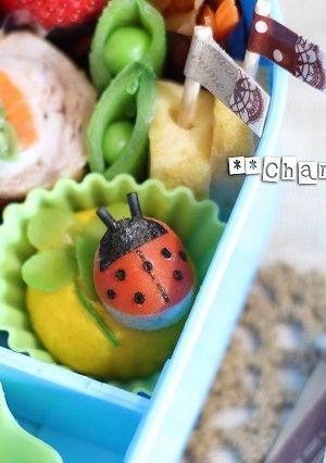 キャラ弁☆てんとう虫のウインナー-レシピのメイン写真