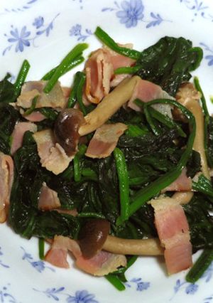 ほうれん草とベーコンのソテー～お弁当にも-レシピのメイン写真