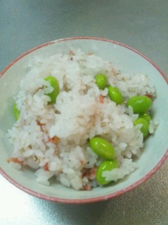 春色♪混ぜるだけ枝豆と桜えびのご飯-レシピのメイン写真