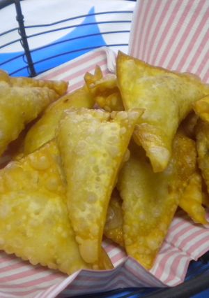 カレーチーズポテトのワンタン揚げ-レシピのメイン写真