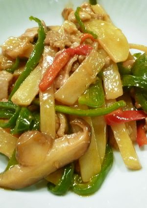 野菜たっぷりチンジャオロース-レシピのメイン写真