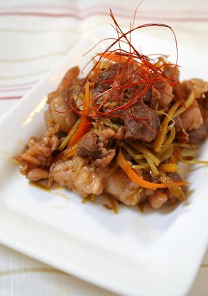 ご飯がススム♡牛肉のきんぴら炒め-レシピのメイン写真