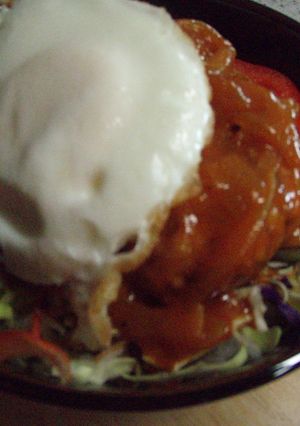 野菜たっぷりロコモコ風丼-レシピのメイン写真