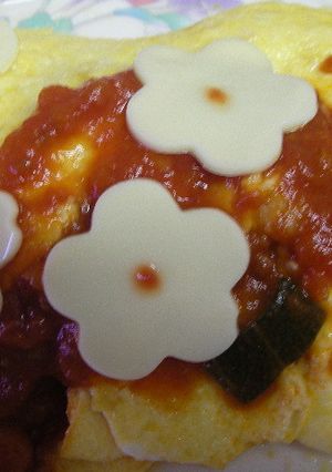 パスタソース活用！簡単オムライス♪-レシピのメイン写真