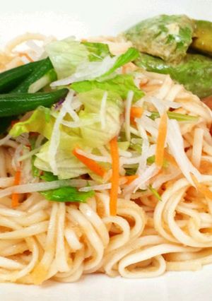 明太子といろいろ野菜の冷たいうどん-レシピのメイン写真