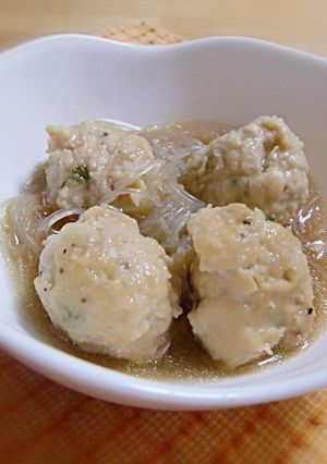 鶏軟骨入りコリコリ鶏肉団子煮-レシピのメイン写真